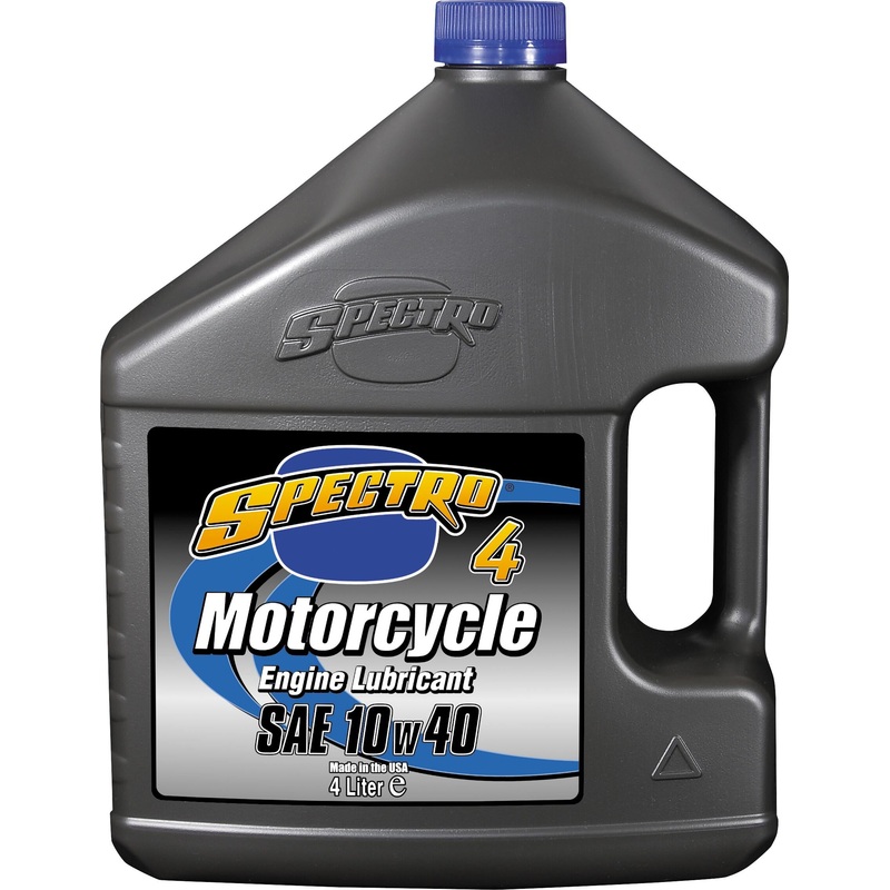 Spectro Premium Motorcycle Petroleum 4T – 10W40 – 4lt. – 4/Case U.S414