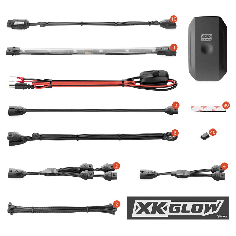 XK Glow Advanced XKChrome Light Kit KS-MOTO-ADVANCE