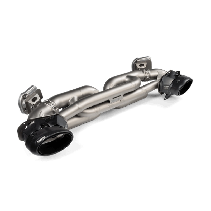 Akrapovic 20-21 Porsche 911 Turbo/Turbo S (992) Slip-On Race Line (Titanium) (REQUIRES TIPS)