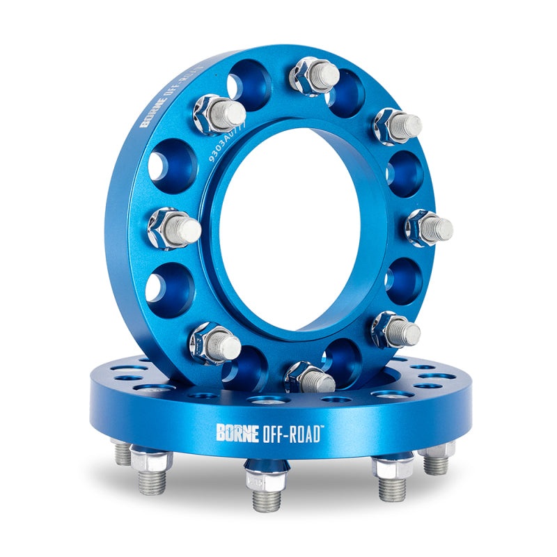 Borne Off-Road Wheel Spacers – 8X170 – 125 – 38.1mm – M14 – Blue