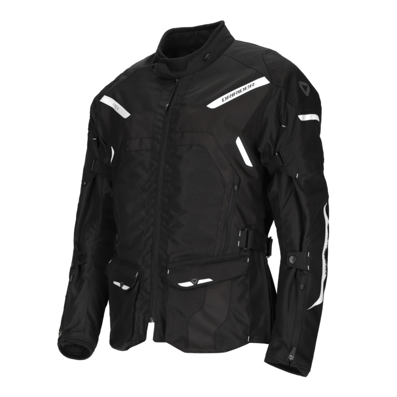 DRIRIDER APEX 6 JACKET – BLACK/WHITE S