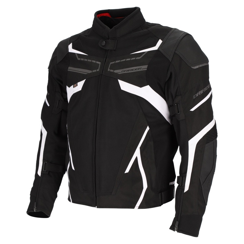 DRIRIDER CLIMATE CONTROL EXO 4 JACKET – BLACK WHITE S