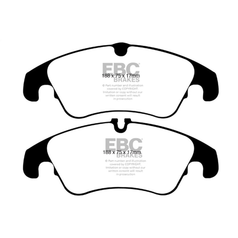 EBC 09-11 Audi A4 2.0 Turbo Yellowstuff Front Brake Pads