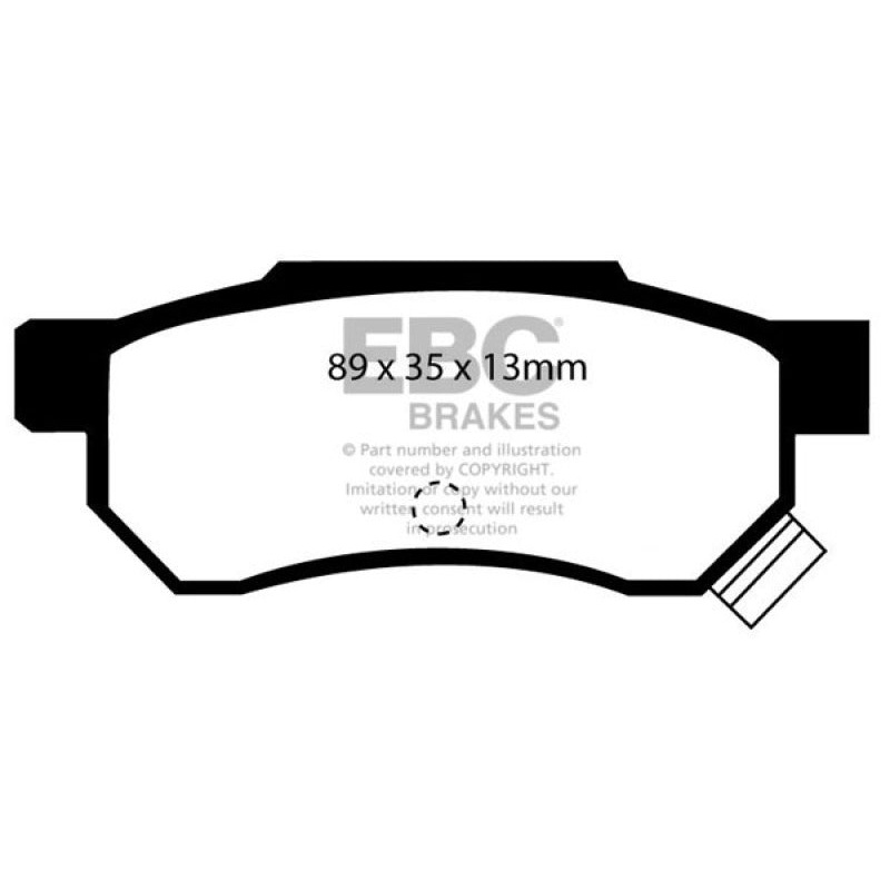 EBC 92-94 Acura Integra 1.7 Vtec Ultimax2 Rear Brake Pads