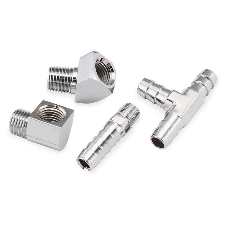 Gardner-Westcott Oil Line Fitting – Straight – 1/8in.-27 NPT to 3/8in. Hose (10) 7-90TD-6X2