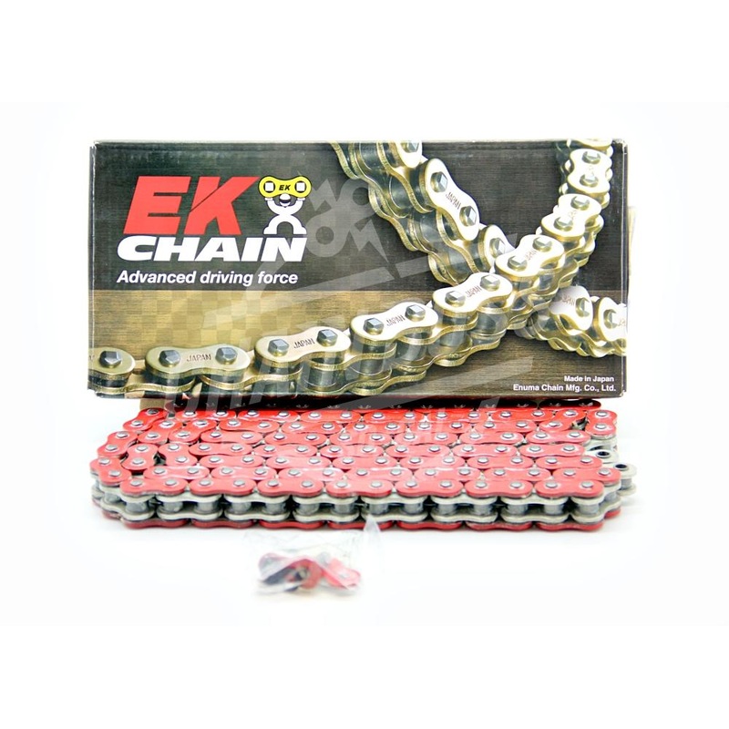EK Chains 520 x 120 Links MVXZ2 Series Xring Sealed Red Drive Chain