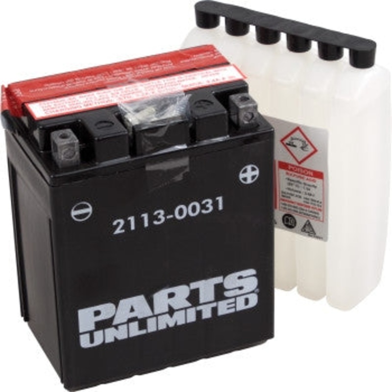 Parts Unlimited AGM Maintenance-Free Battery CTX14AHL-BS