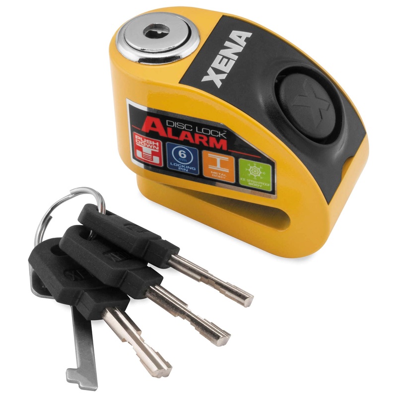 Xena XZZ6L Disc Lock Alarm – Yellow XZZ6L-Y