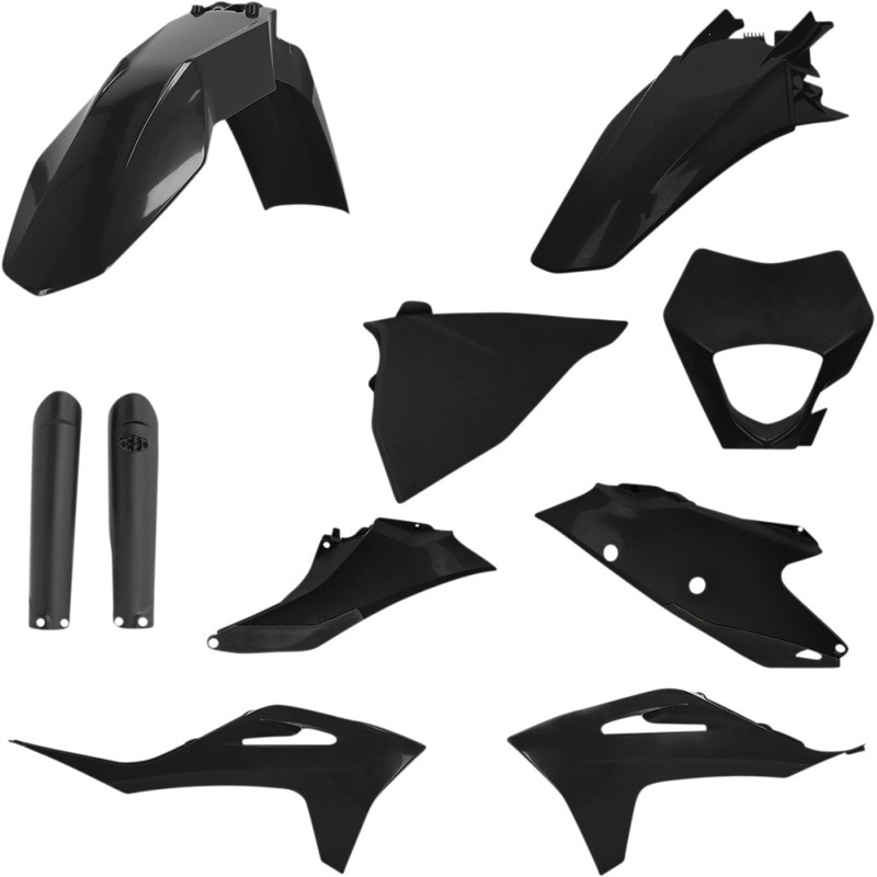 Acerbis Full Plastic Kit – Black 2872810001