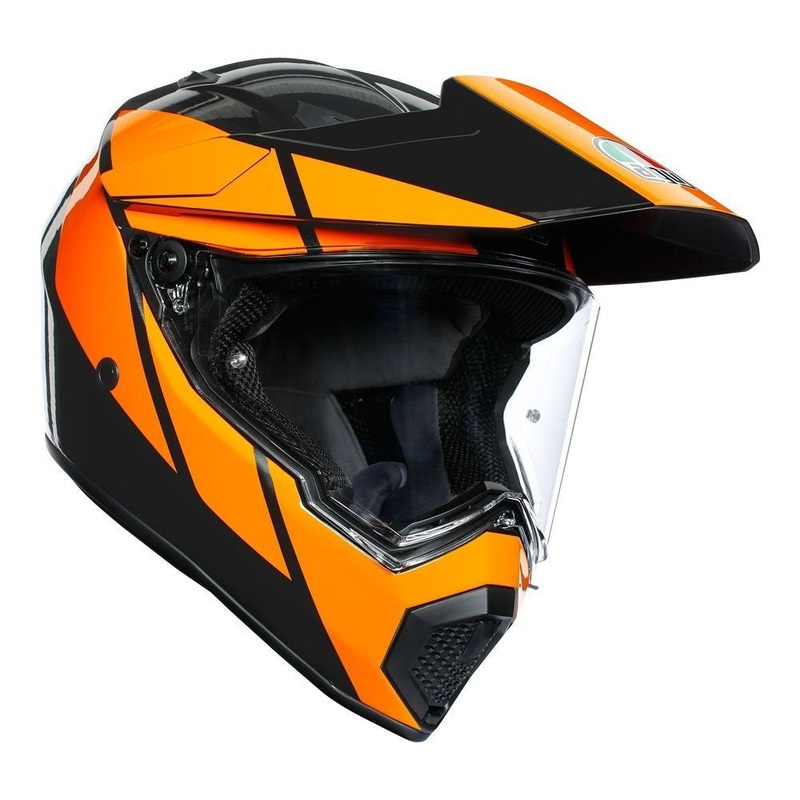 AGV AX9 TRAIL HELMET – GUNMETAL/ORANGE S