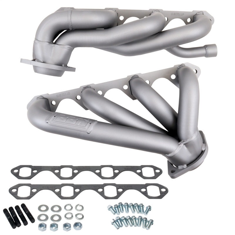 BBK 87-95 Ford F150 Truck 5.8 351 Shorty Unequal Length Exhaust Headers – 1-5/8 Titanium Ceramic