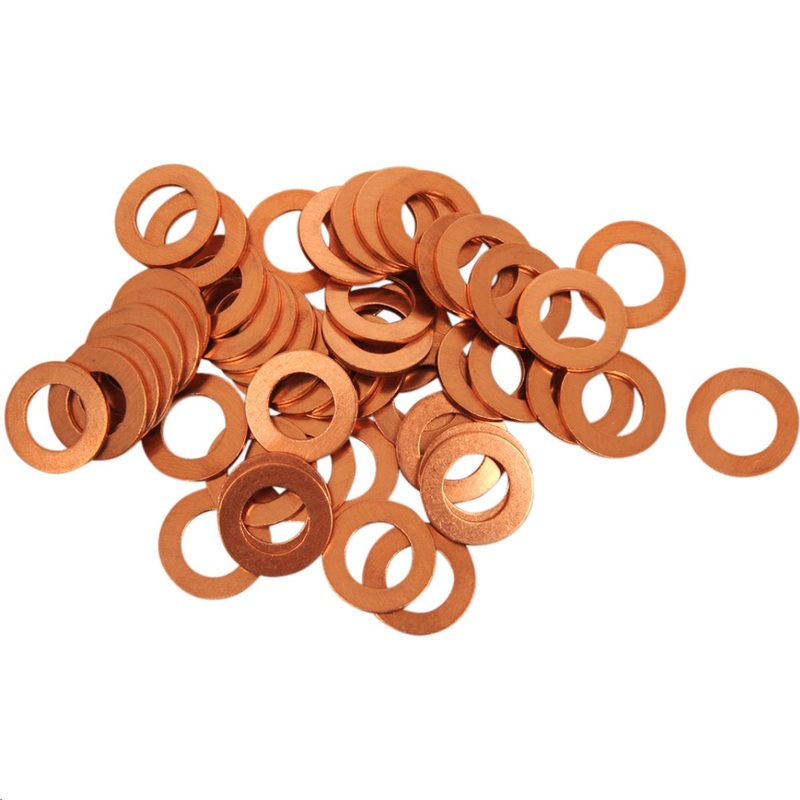 Bolt MC Hardware M12 Drain Plug Washers – Copper – 50pk CPRM12.20-50