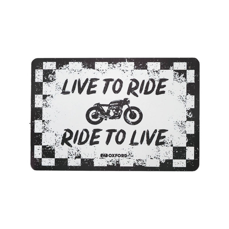Oxford Garage Metal Sign: “Ride”