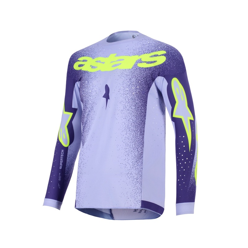 ALPINESTARS 2026 SUPERTECH SCENZ JERSEY – PURPLE YELLOW FLUO S