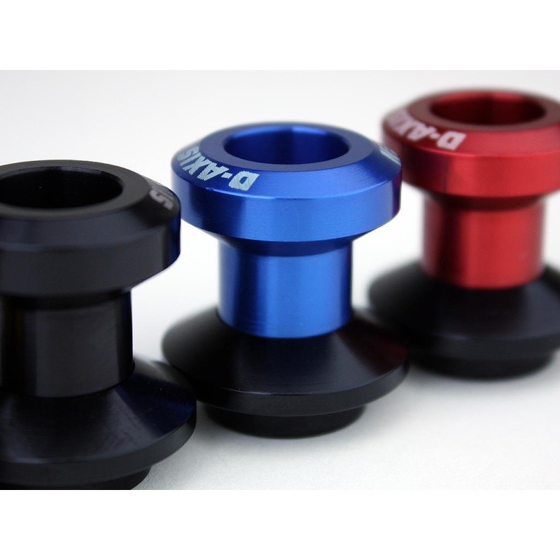 Driven Racing 8mm Swingarm D Axis Spools – Black/Black DXS-8 BK