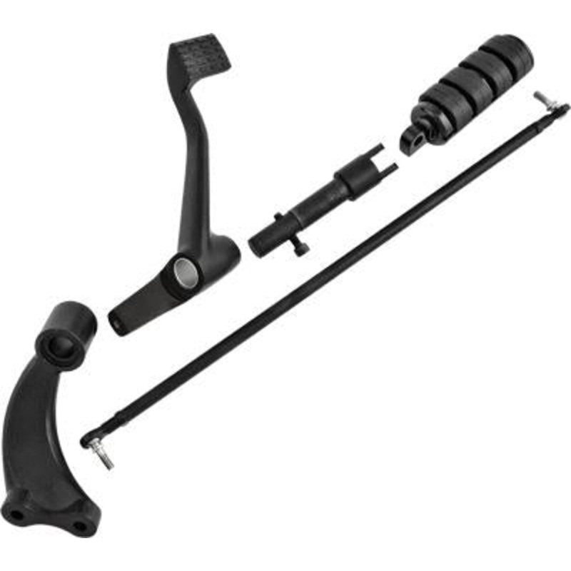 HardDrive Forward Control Kit with Rubber Band Style Footpeg – Black 35-0215MBK