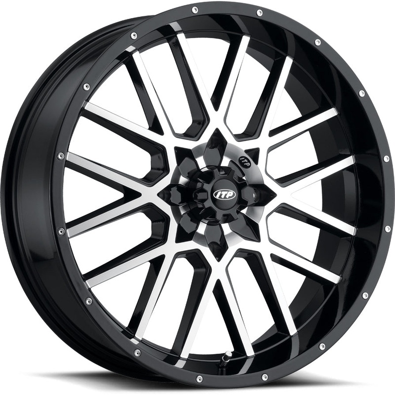 ITP 57-86525 Hurricane Black/Machined 18×6.5 4/137 4 + 2.5 (+10mm)