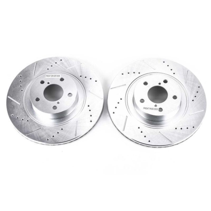 Power Stop 13-16 Scion FR-S Front Evolution Drilled & Slotted Rotors – Pair