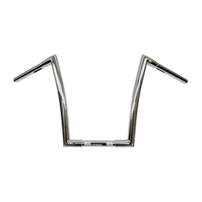 Todds Cycle 1-1/4in. Strip Handlebar – 14in. – Chrome 0601-2550