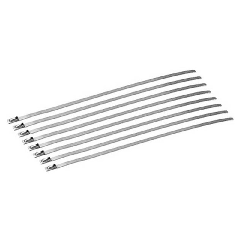 DEI Stainless Steel 8in. Locking Exhaust Ties – 8 Pack 010201