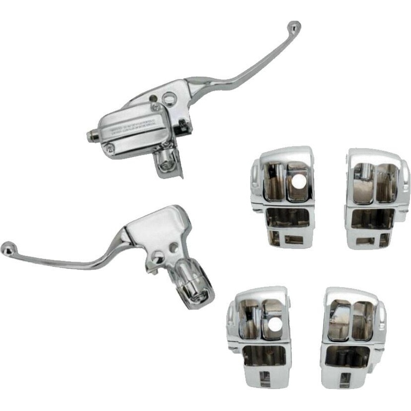 HardDrive Handlebar Control – with Cable Clutch – Chrome 53600