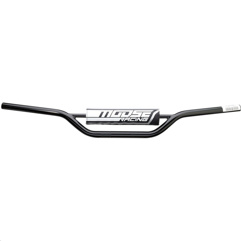 Moose Racing 7/8in. Carbon Steel Handlebars – 4-Trax/Quad – Black 0601-4989