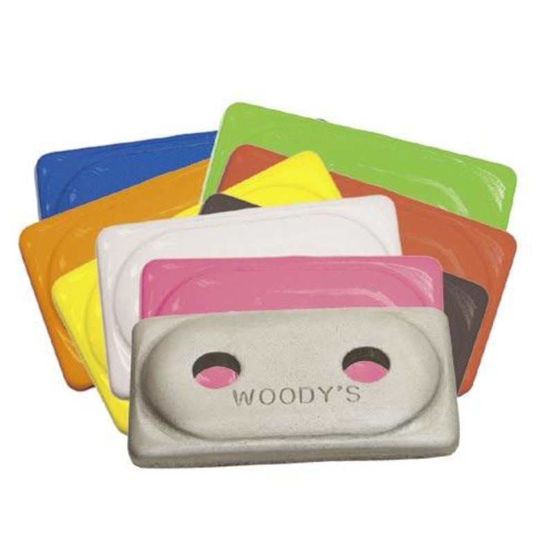 Woodys Double Digger Aluminum Support Plates – 5/16in. – Natural (12pk.) ADD2-3775