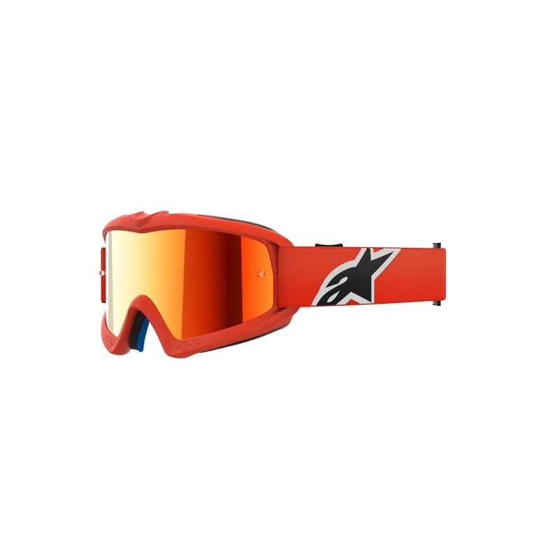 ALPINESTARS VISION YOUTH CORP GOGGLES – ORANGE MIRROR RED