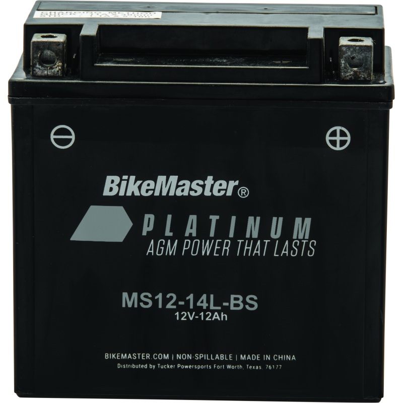 BikeMaster AGM Battery – MS12-14L-BS