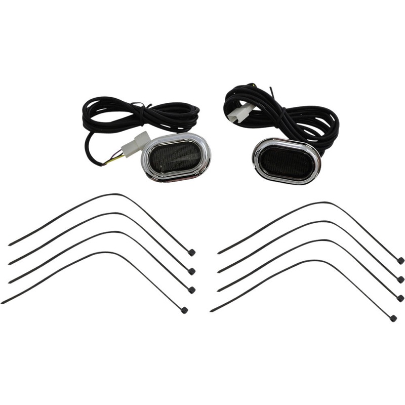 Custom Dynamics Plugz Antenna Grommet Lights – Smoke Lens, Chrome Trim CD-PLUG-SC