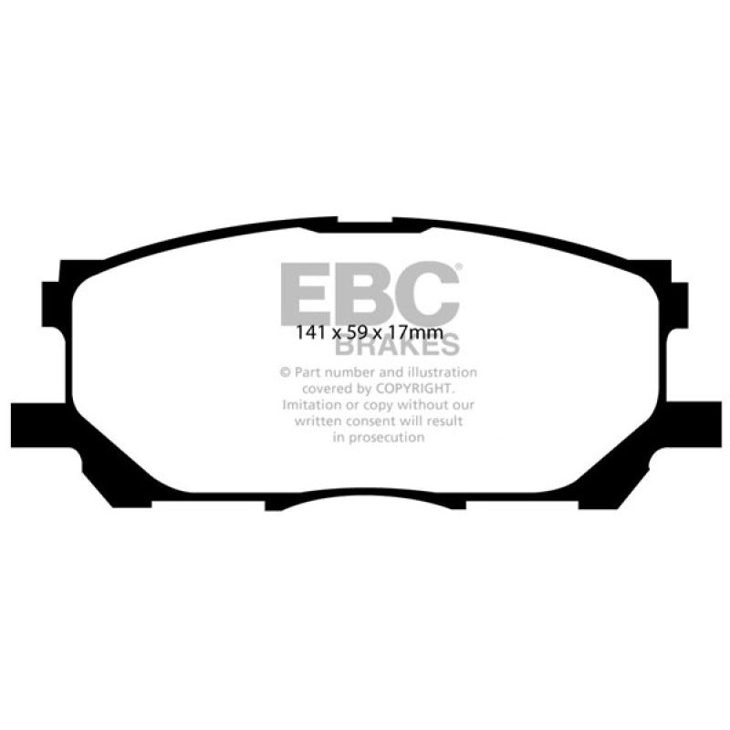 EBC 04-07 Lexus RX330 3.3 Greenstuff Front Brake Pads