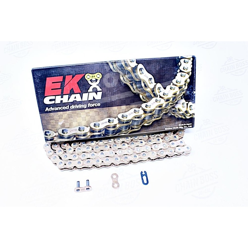 EK Chains 520 x 120 Links MRD7 Motocross Series Non Oring Drive Chain 120 Gold