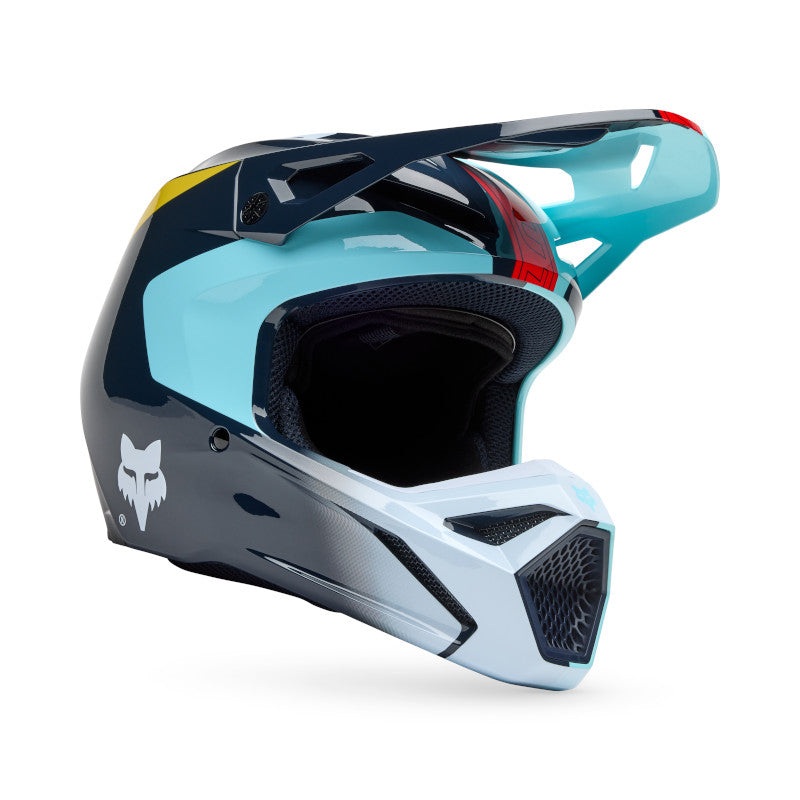 FOX 2025 YOUTH V1 ELEVATED HELMET – LIGHT BLUE S