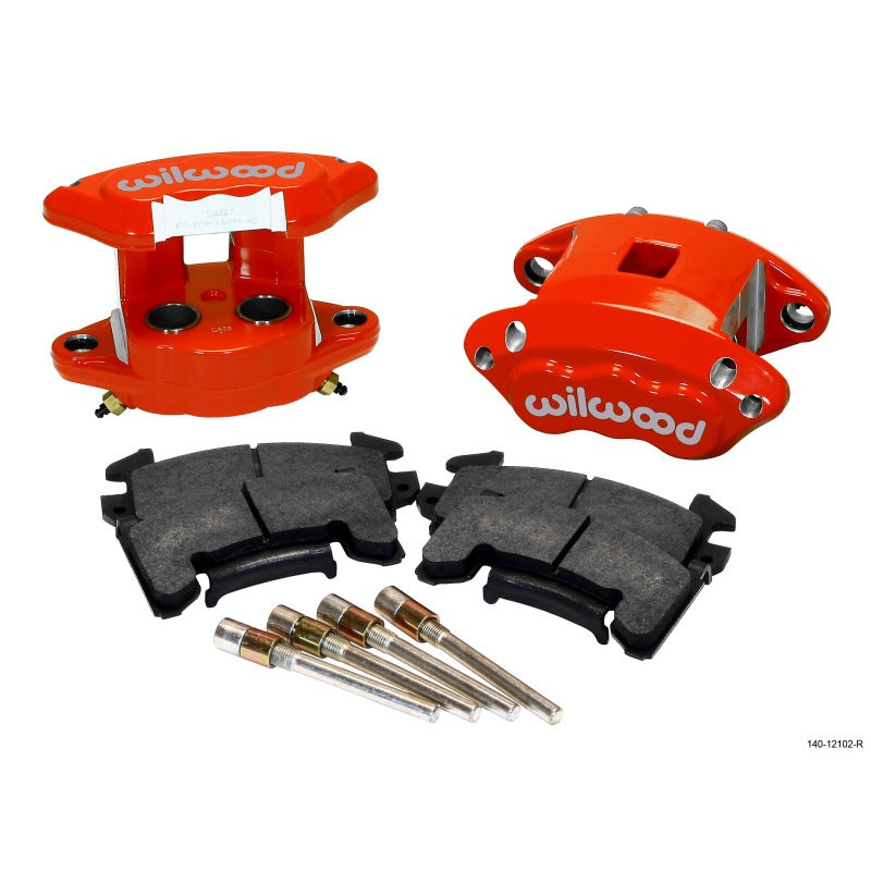 Wilwood D154 Rear Caliper Kit – Red 1.12 / 1.12in Piston 0.81in Rotor