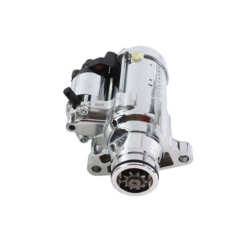 1.6kW Chrome Starter Motor For Harley-Davidson Touring M8