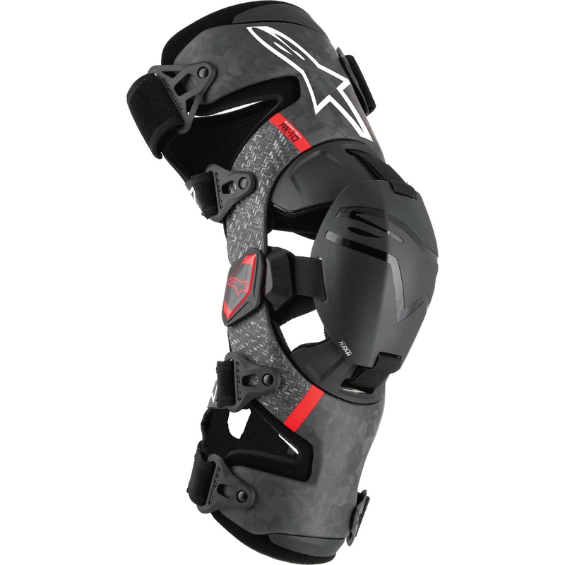 alpine star 482-00073X Supertech Rk-10 Plasma Knee Brace Black/Red Xl