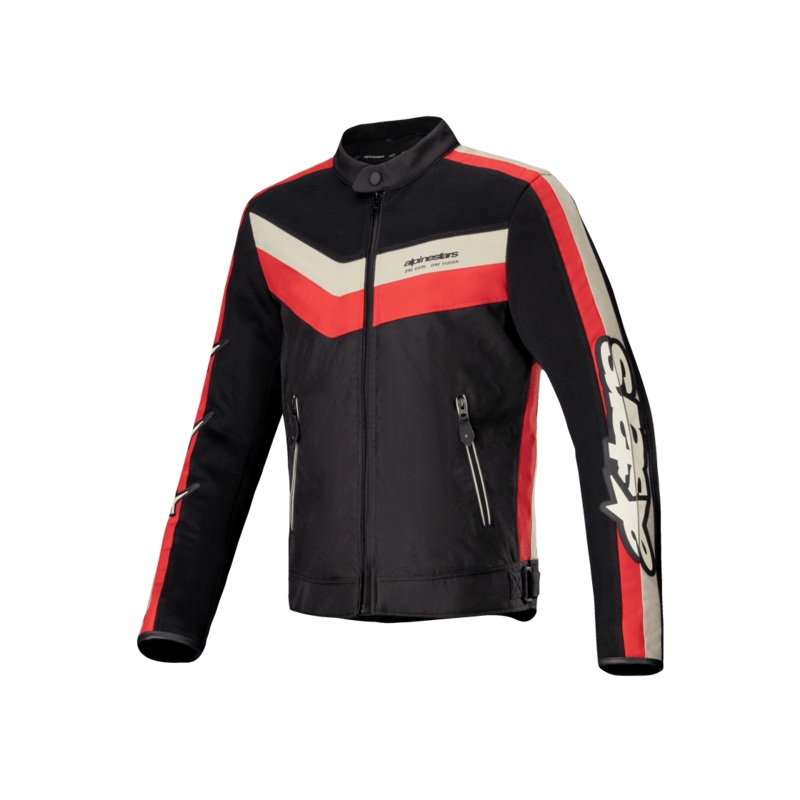 ALPINESTARS T DYNO AIR JACKET – BLACK BRIGHT RED ECRU S