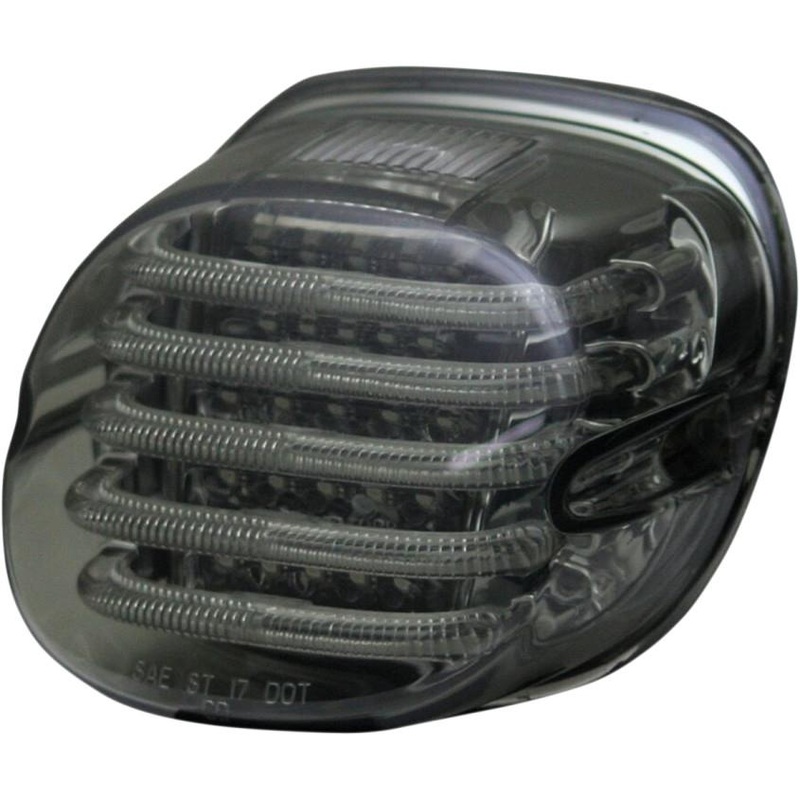 Custom Dynamics Probeam LED Taillight with License Plate Illumination Window – Smoke PB-TL-LPW-S