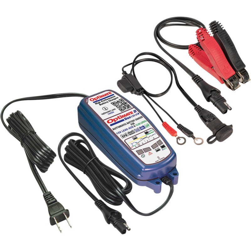 Tecmate Optimate 2 Duo Battery Charger/Maintainer TM-551