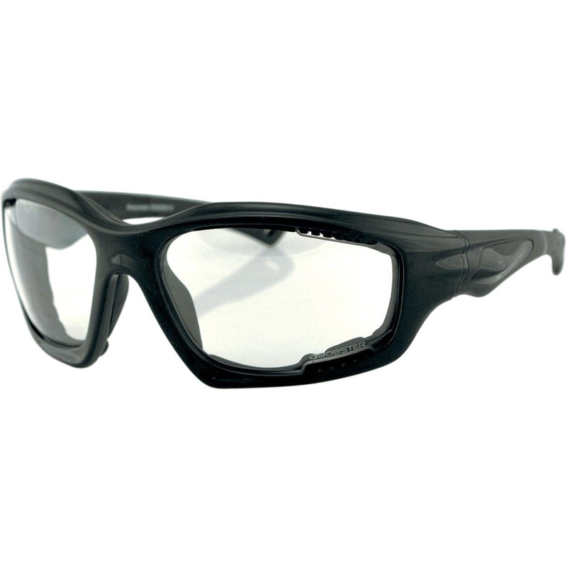 Bobster Eyewear Desperado Sunglasses Black/Clear Lens