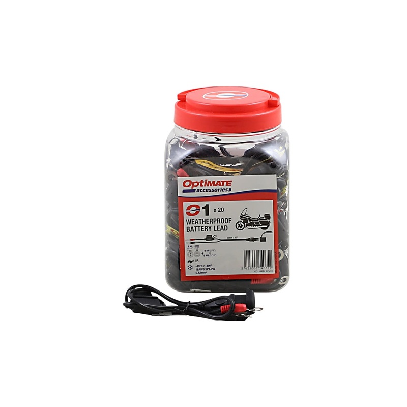 Tecmate 1/4in. Eyelet SAE Battery Connection Lead – 20 Package O-01NJAR