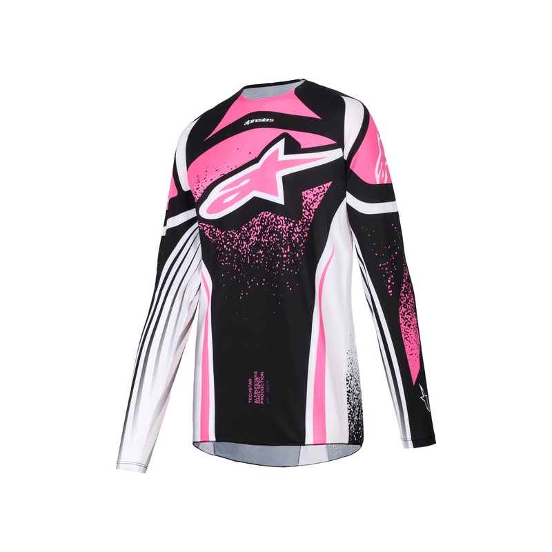 ALPINESTARS 2026 STELLA TECHSTAR NOMUR JERSEY – BLACK WHITE FUCHSIA XS