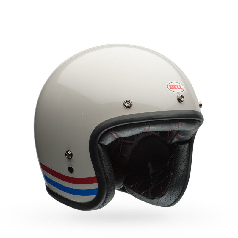 BELL CUSTOM 500 STRIPES HELMET – PEARL WHITE M