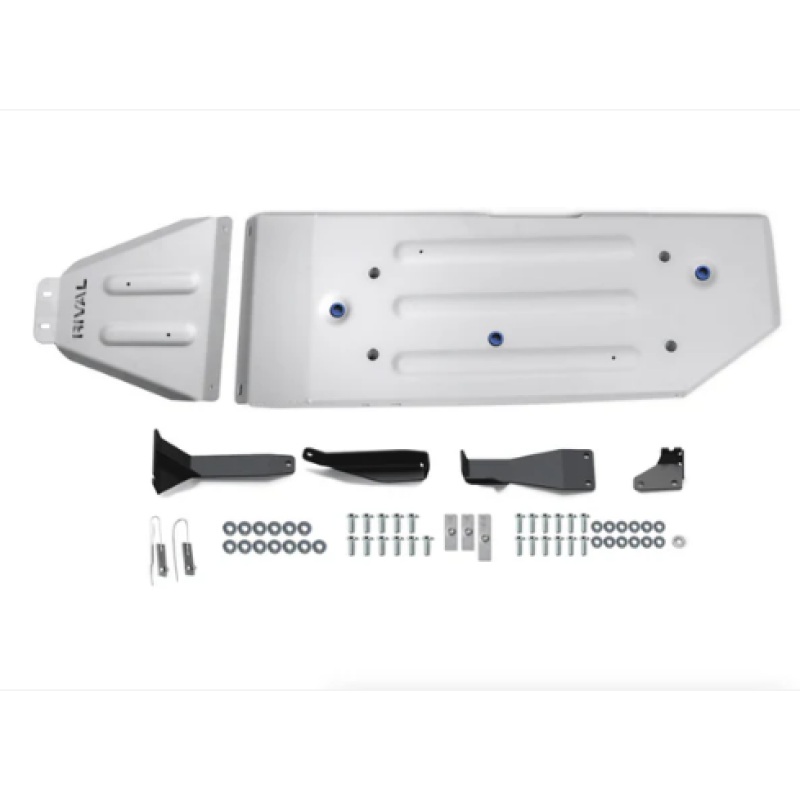 Rival 2016-2023 Toyota Tacoma 3Gen   Aluminum Gas Tank Skid Plate