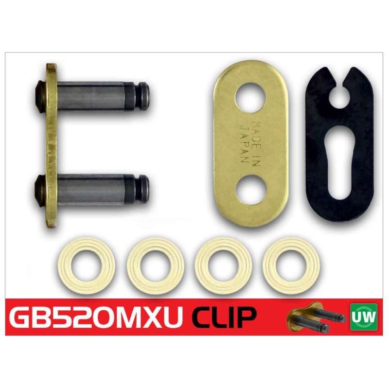 RK Chain GB520MXU-CLIP – Gold