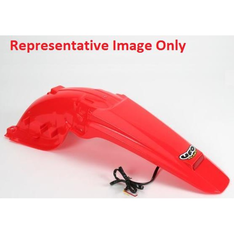 UFO Plastics Enduro Rear Fender with LED Light – 05-12 KX Green KA02789-026