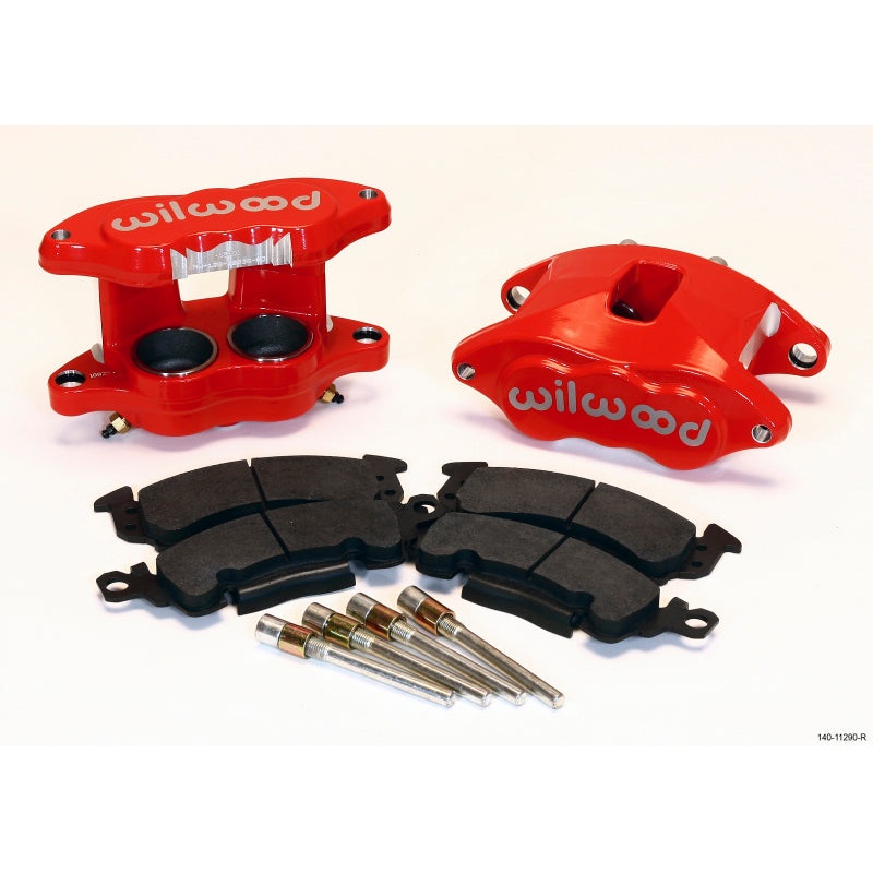 Wilwood D52 Front Caliper Kit – Red 2.00 / 2.00in Piston 1.28in Rotor