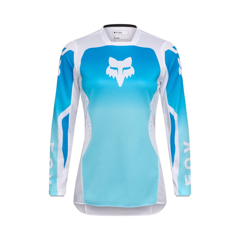 FOX 2026 WOMENS 180 SHIELD JERSEY – WHITE/BLUE XS