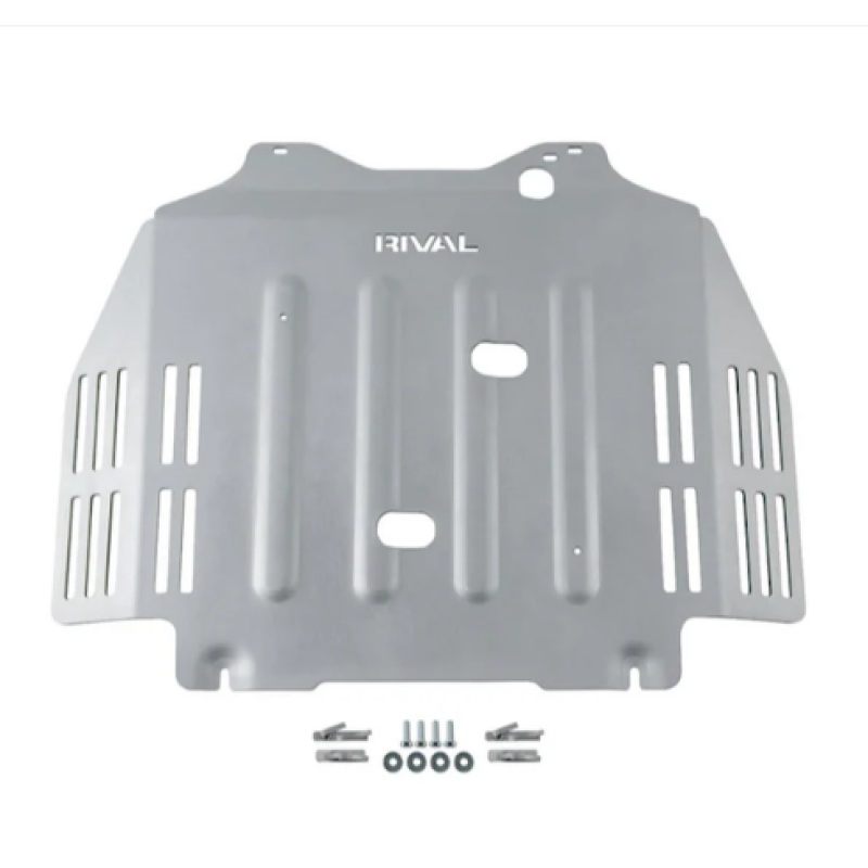 Rival 2021-2025 Toyota Tundra  Aluminum Transmission Catalytic Converter Skid Plate