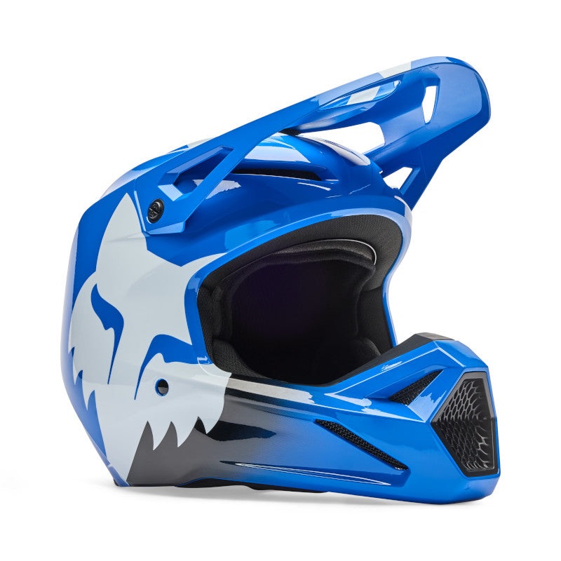 FOX 2026 YOUTH V1 SHIELD HELMET – BLUE S